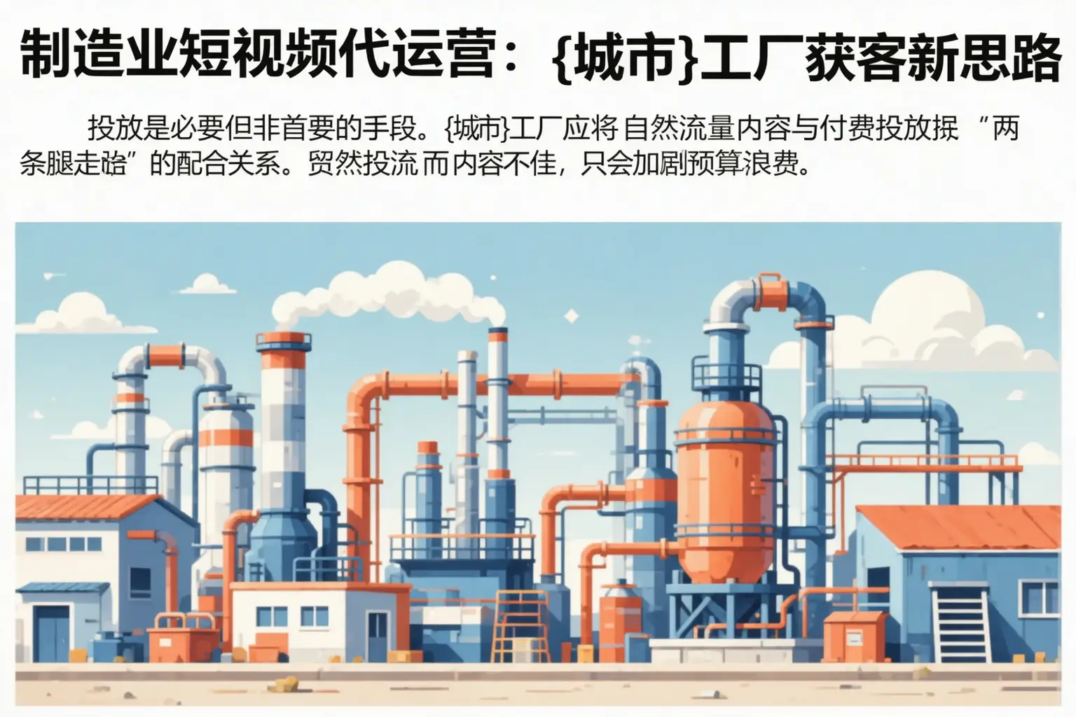 制造业短视频代运营：云和工厂获客新思路